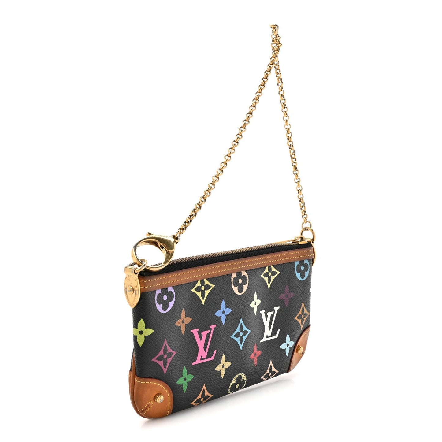 Monogram Multicolor Pochette Milla MM Black