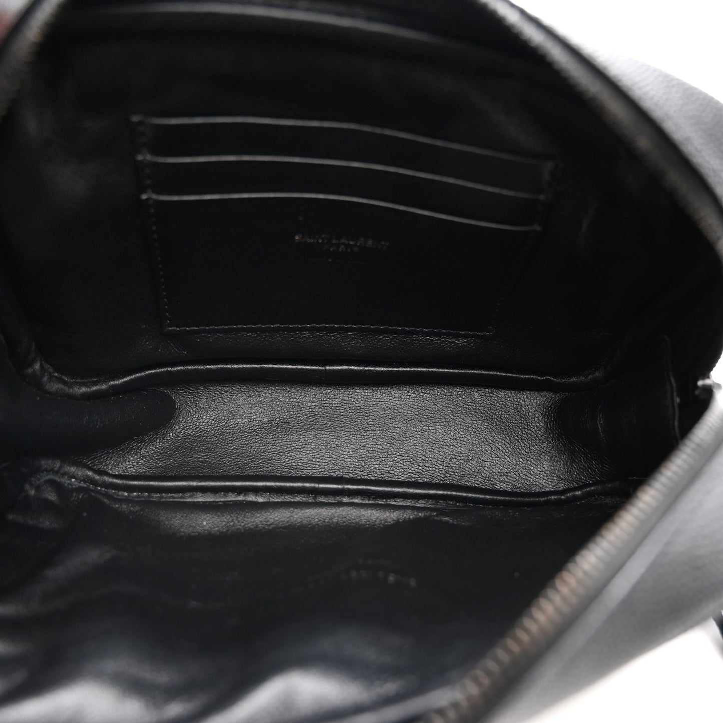 Grain De Poudre Matelasse Monochrome Monogram Mini Lou Camera Bag Black