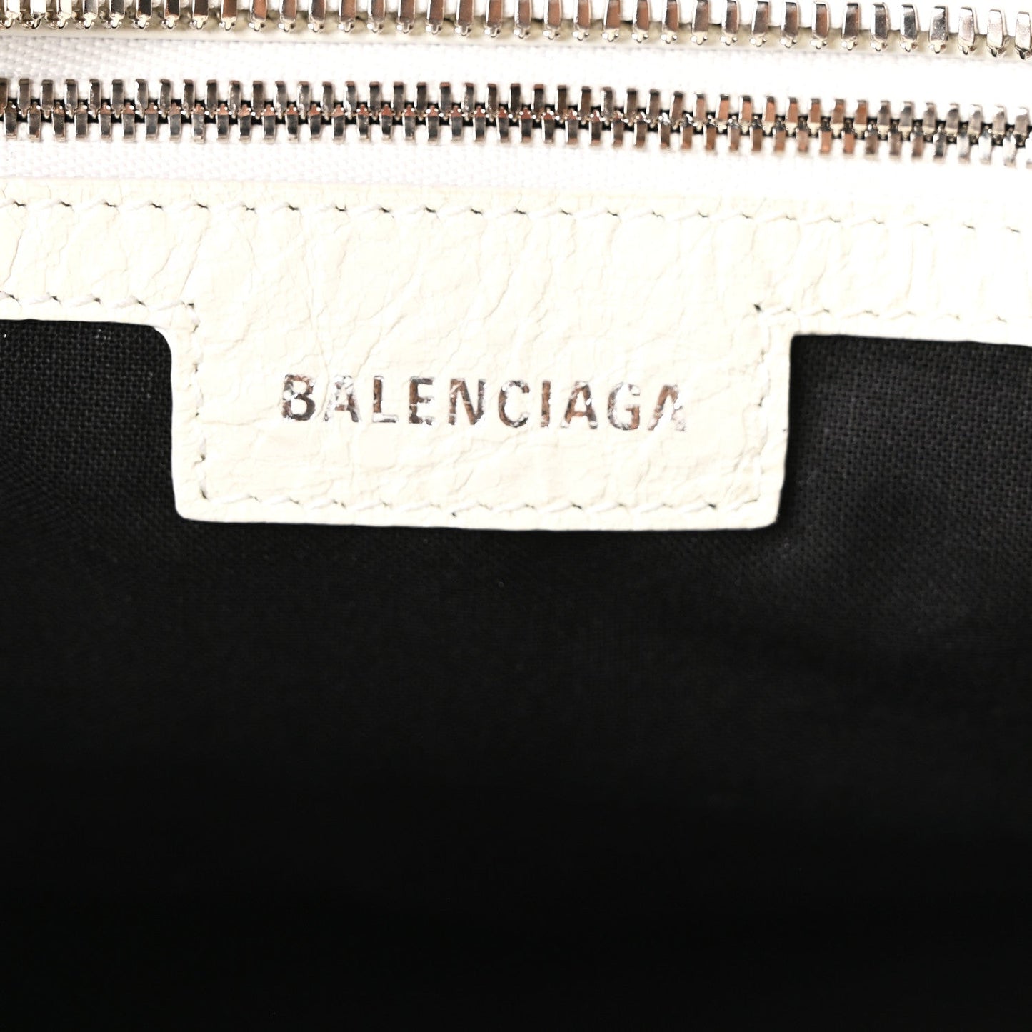 Agneau Arena Neo Cagole City Handbag Optic White