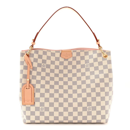 Damier Azur Graceful PM Rose Ballerine