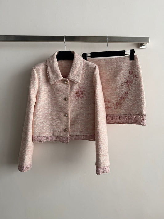CC Set Light Pink Tweed 352996