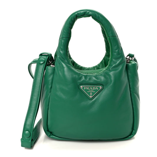 Nappa Soft Padded Small Double Handled Shoulder Bag Mango