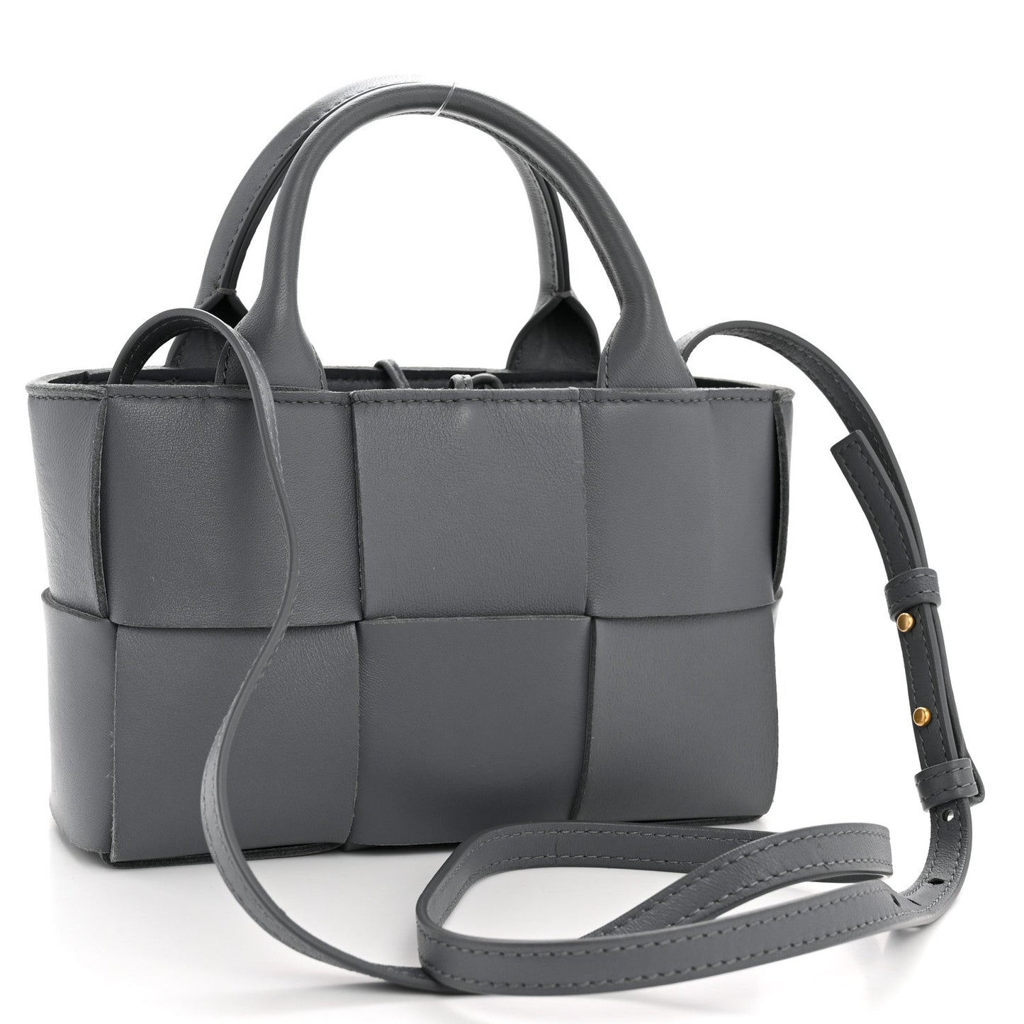 Nappa Maxi Intrecciato Arco Tote Thunder