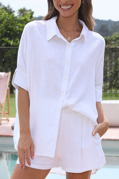 Camisa holgada y relajada