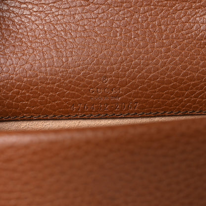 New Denim GG Monogram Dollar Calfskin Enamel Super Mini Dionysus Shoulder Bag Blue Tea Cuir Epilog Electric Blue