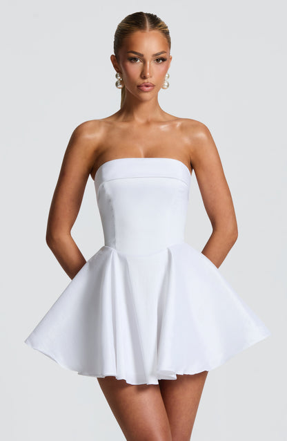 Dionne Mini Dress - Ivory