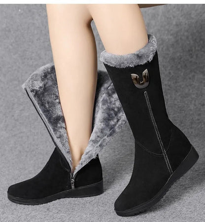 Elegant Suede Flat Ankle Boots with Zipper and for Women | Great for Casual Days