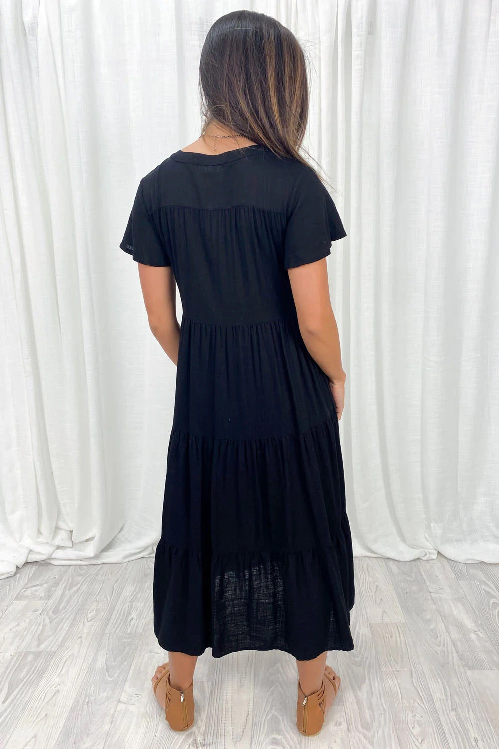 Vestido Tala de simplicidad sofisticada 