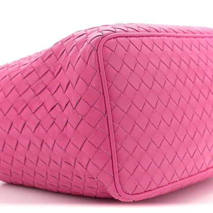 Nappa Intrecciato Small Shoulder Bag Rosa Shock