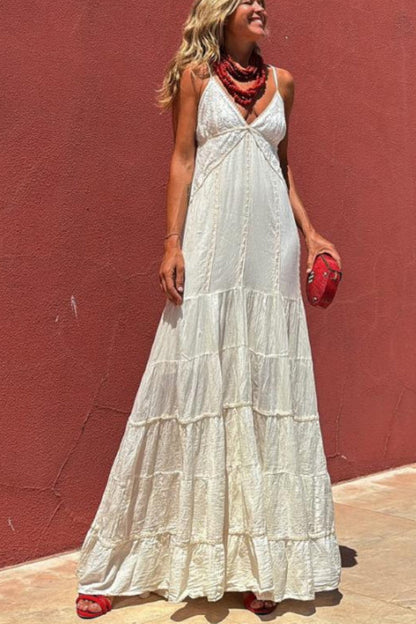 Vestido blanco de Sicilia para resort