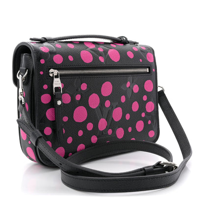 LV x YK Empreinte Monogram Giant Pochette Metis Black Fuchsia
