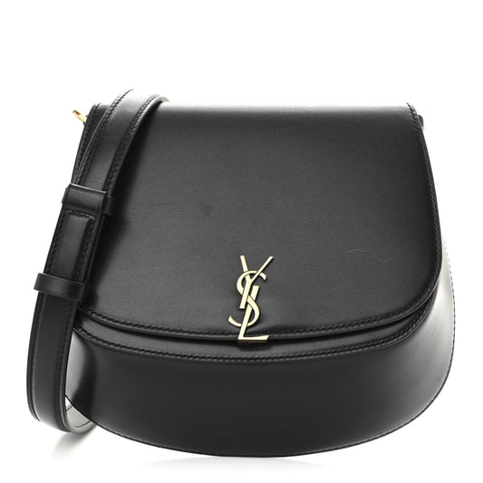 Box Calfskin Voltaire Top Handle Bag Black