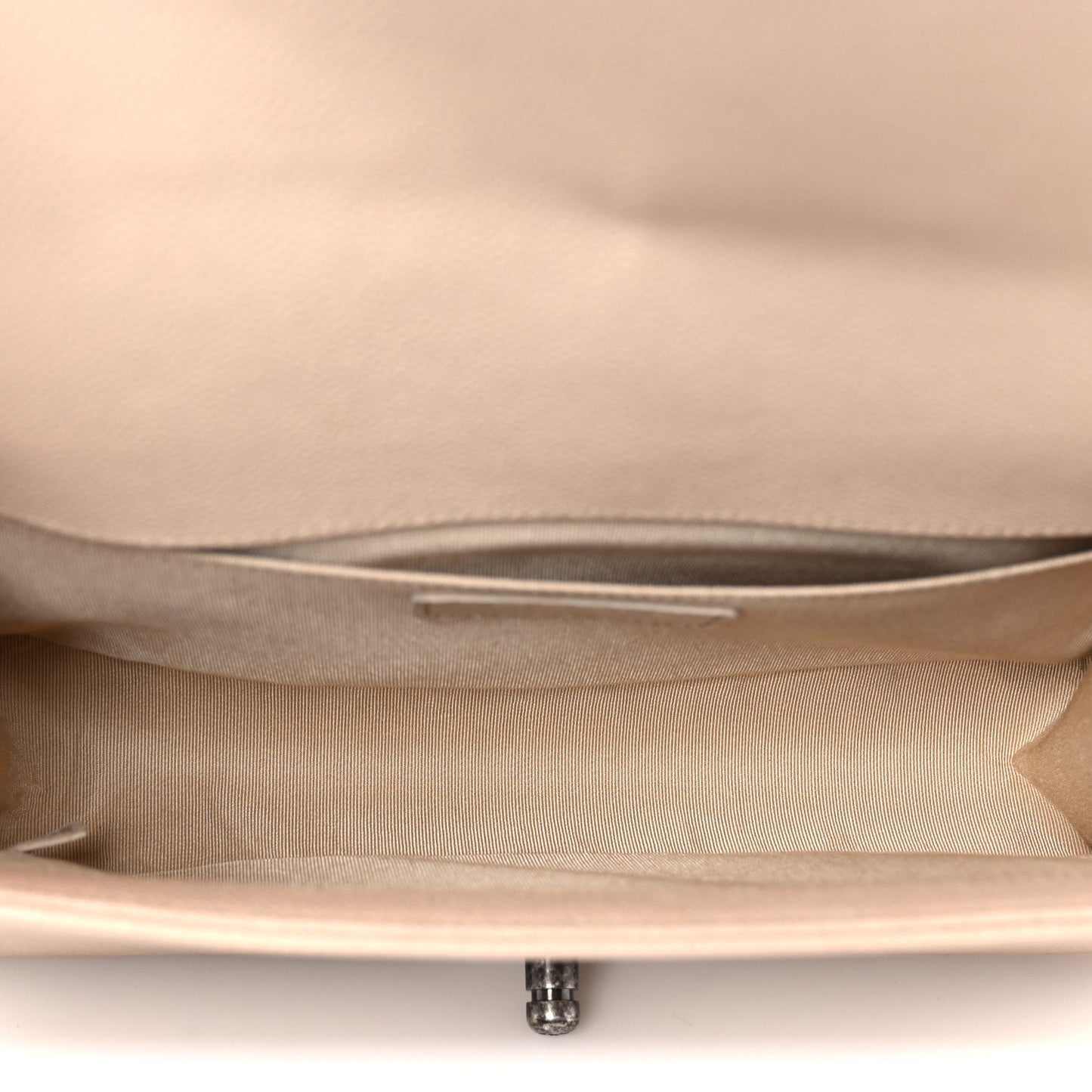 Caviar Quilted Medium Boy Flap Beige