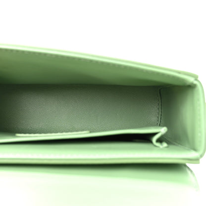 Box Calfskin 30 Montaigne Box Bag Mint Green
