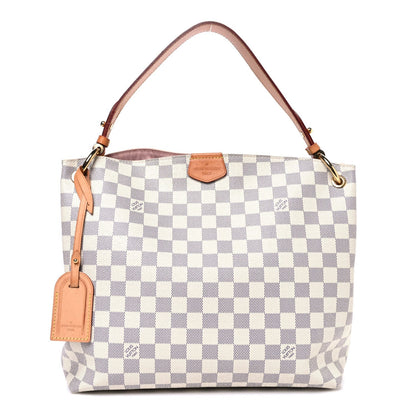 Damier Azur Graceful PM Rose Ballerine
