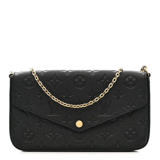 Empreinte Pochette Felicie Chain Wallet Black