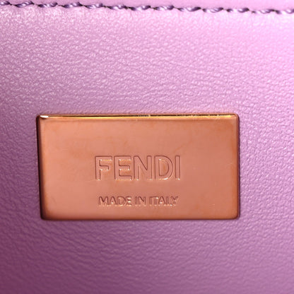 Nappa Stacked Bar Mini Peekaboo Iconic Satchel Violetta