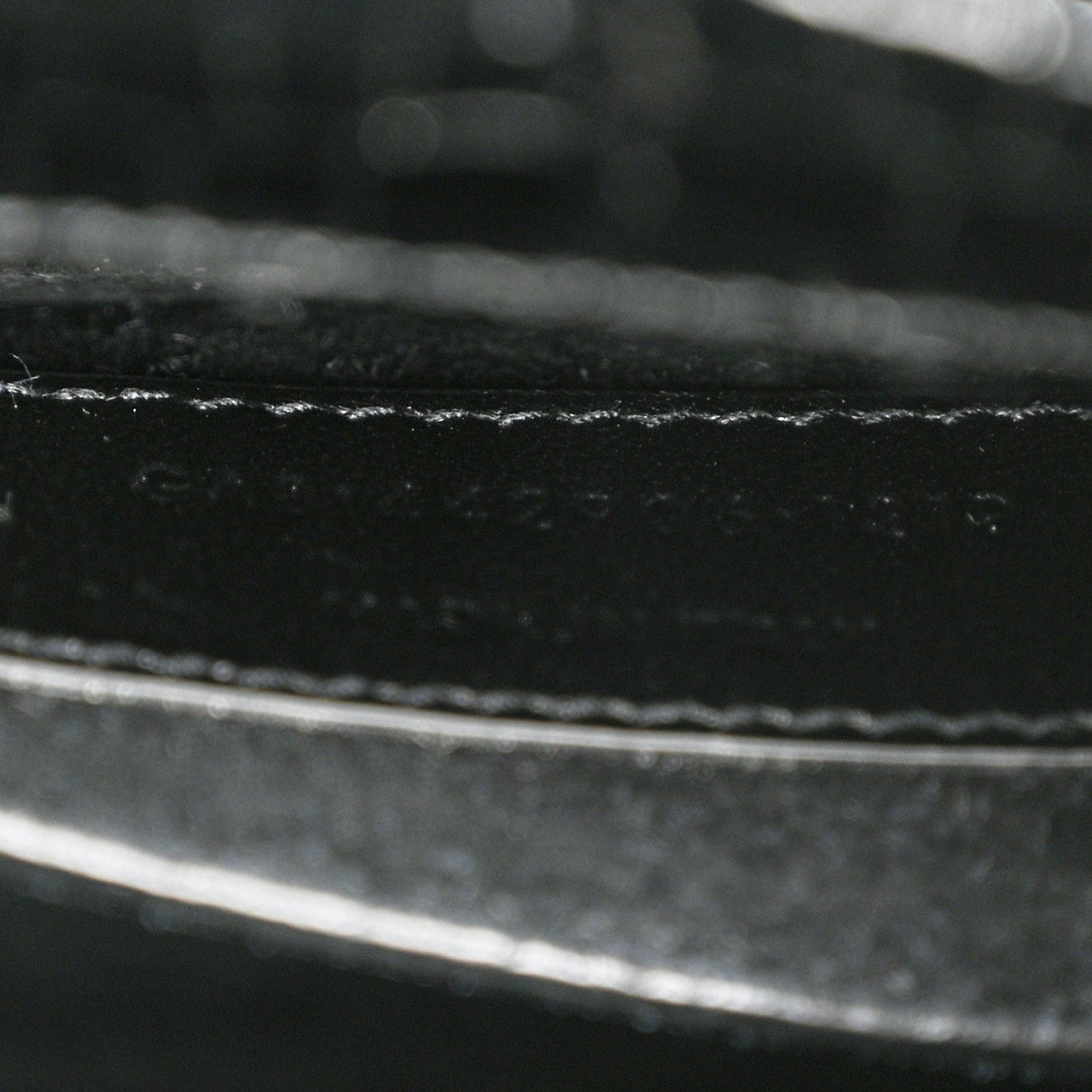 Calfskin Crocodile Embossed Medium Monogram Sunset Black