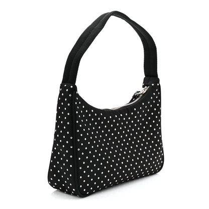 Re-Nylon Vela Studs Mini Re-Edition 2000 Bag Black