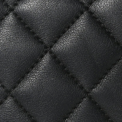 Calfskin Quilted Mini Urban Spirit Backpack Black