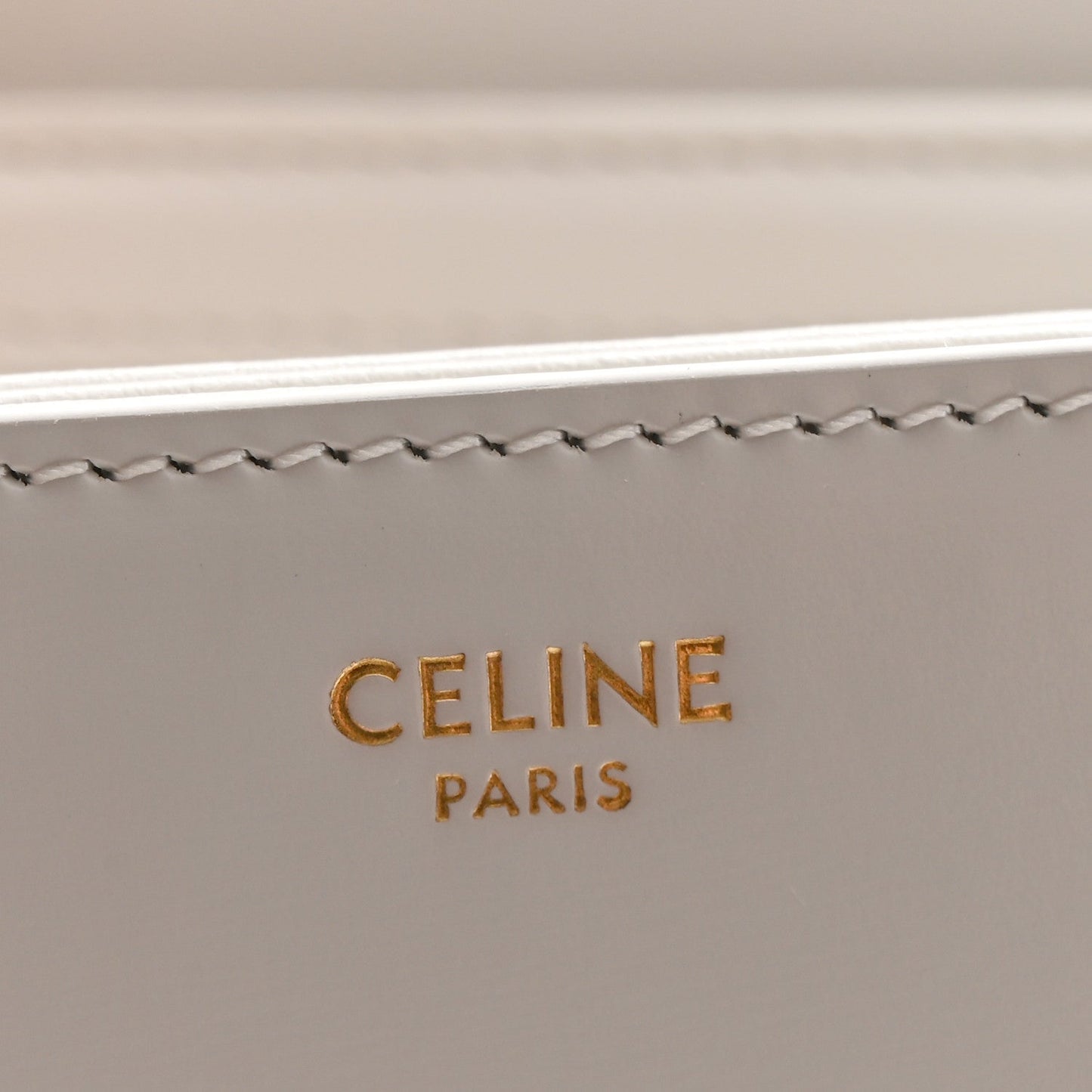 Shiny Calfskin Teen Triomphe White