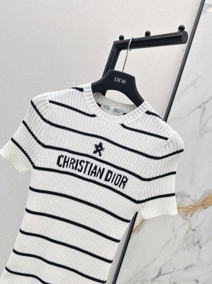 DIOR 25S SHORT-SLEEVE SWEATER 541