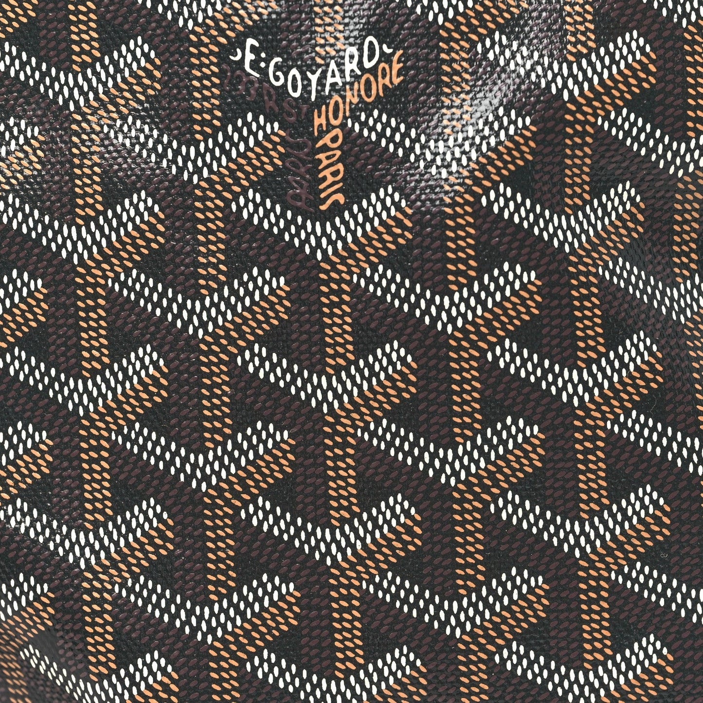 Goyardine Reversible Mini Anjou Black