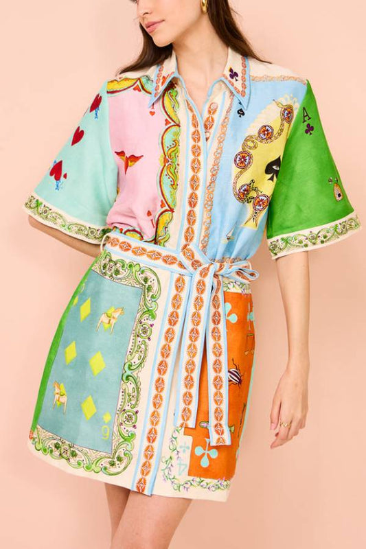 Minivestido Rummy multicolor de Panflay
