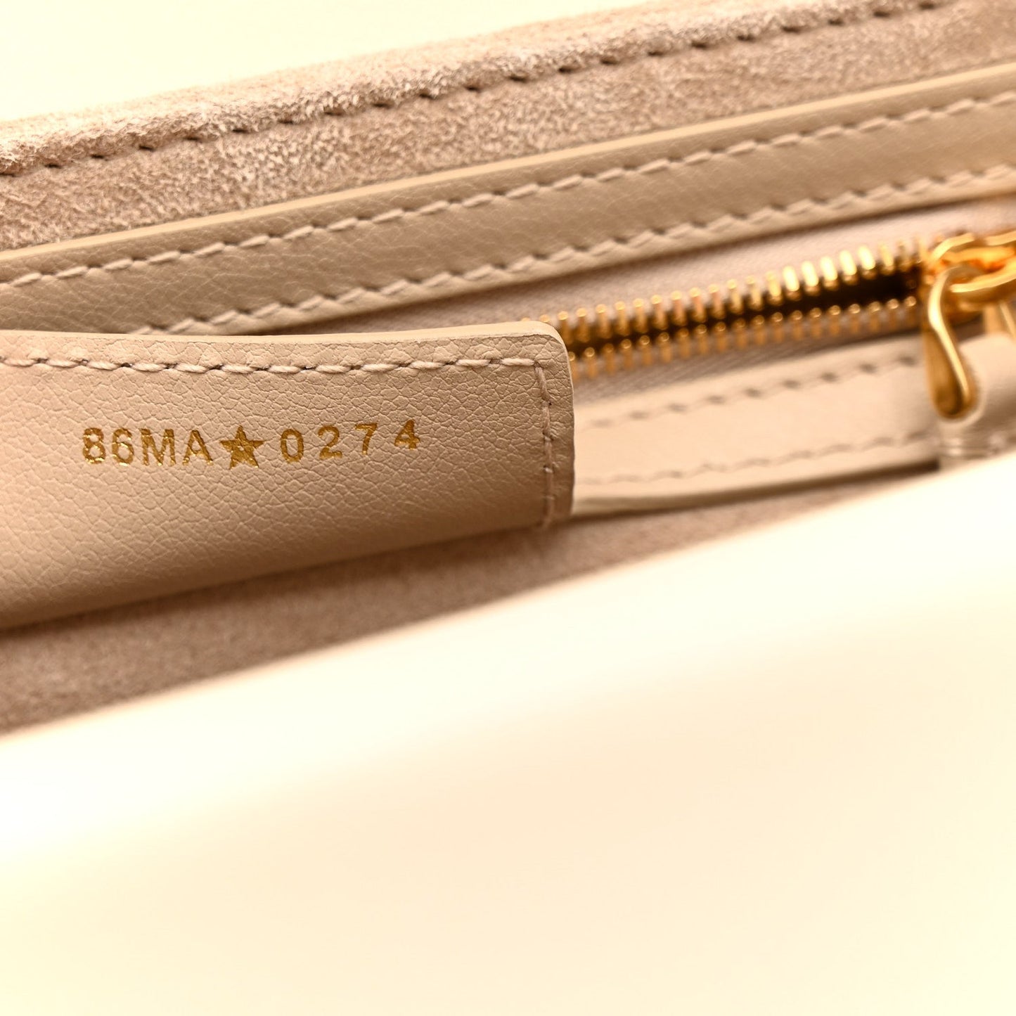 Lambskin Cannage Small Jolie Top Handle Bag Powder Beige Latte