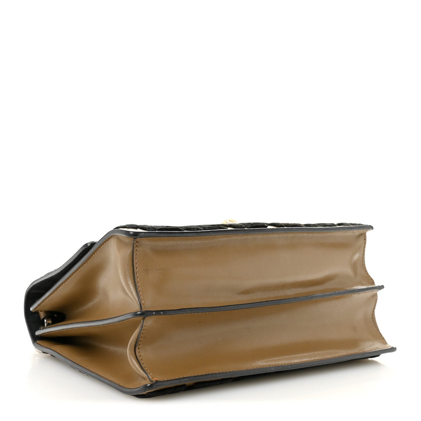 Vitello Liberty Velvet FF Reloaded Kan I Shoulder Bag Maya Black