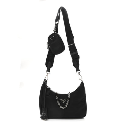 Nylon Re-Edition 2005 Shoulder Bag Black