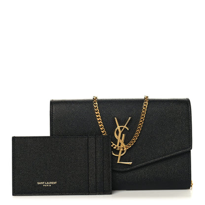 Grain de Poudre Uptown Chain Wallet Black