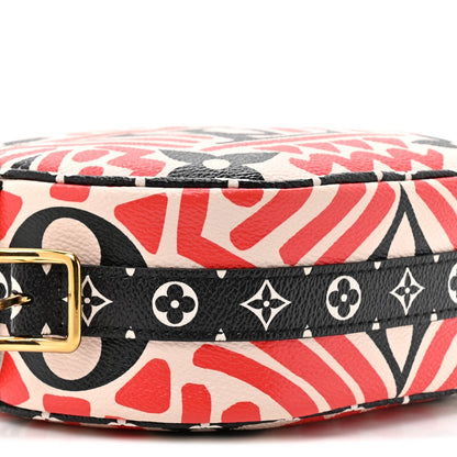 Monogram Giant Crafty Boite Chapeau Souple PM Creme Rouge Black