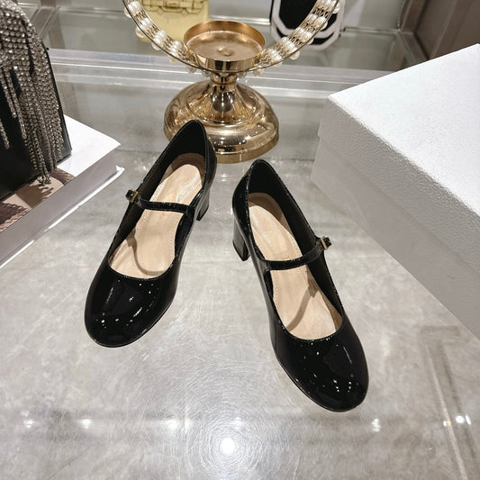 CD 26 Lolita High-Heeled 40 Black Patent Leather 592220