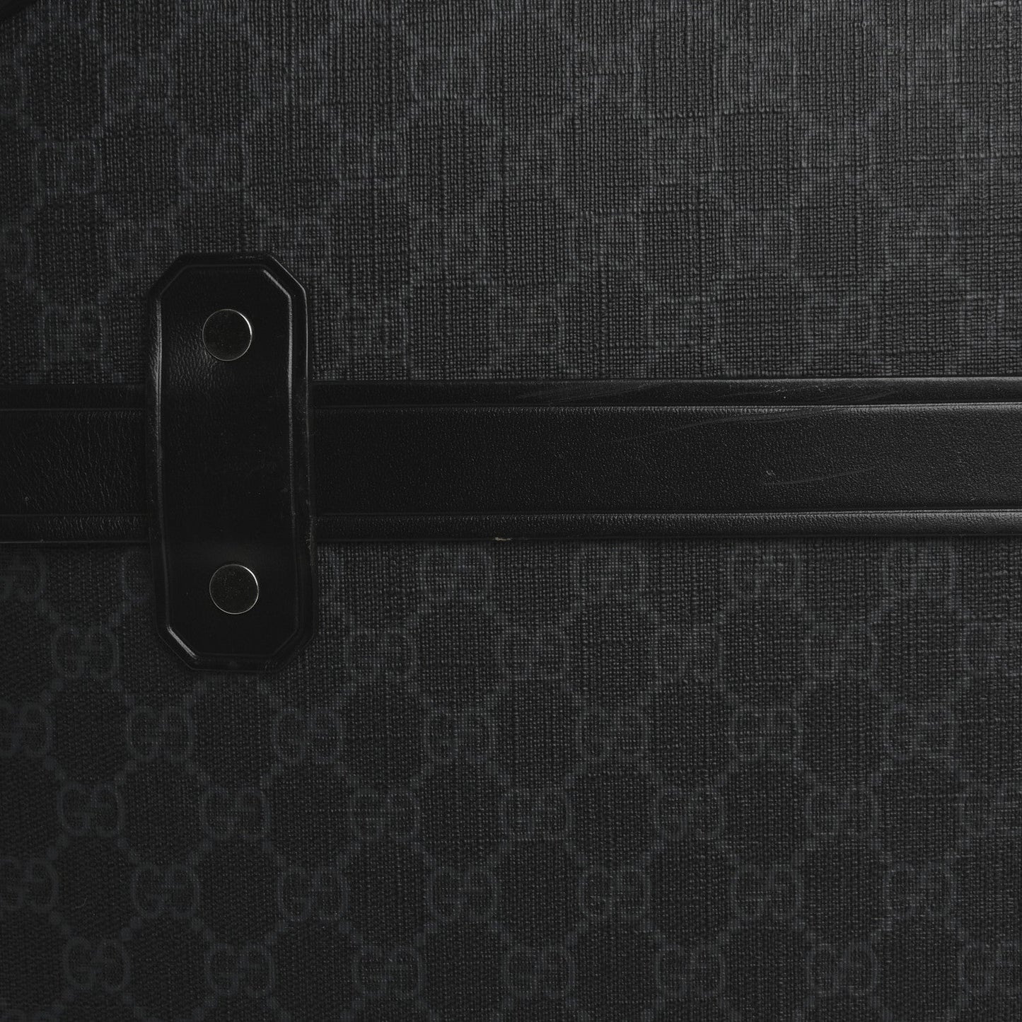 GG Supreme Monogram Globe-Trotter Carry-On Black