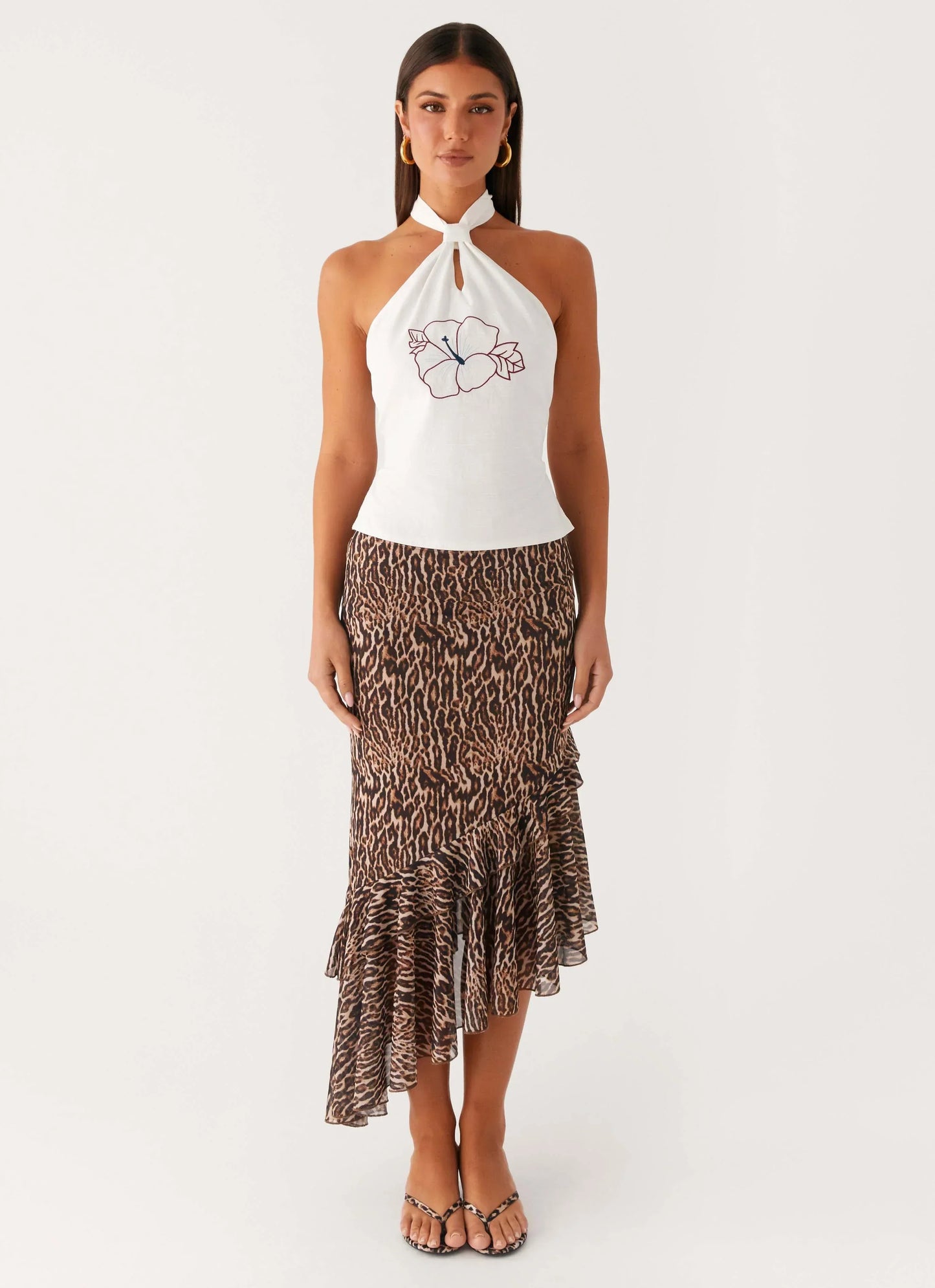 Herlie Halter Top - Off White