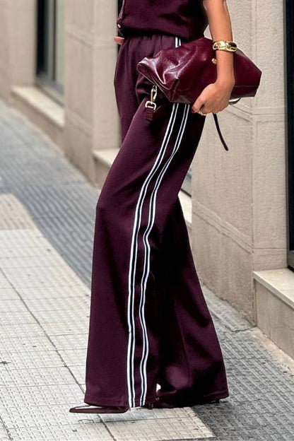 Pantalones rectos sueltos casuales