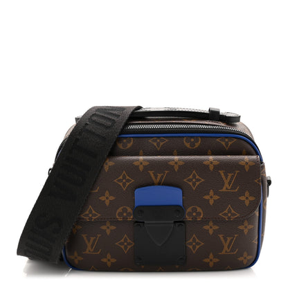 Monogram Macassar S Lock Messenger Blue