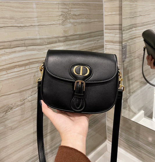 Dior Medium Dior Bobby Bag Black Box Calfskin Women
