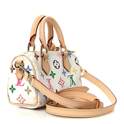 LV X TM Monogram Multicolor Nano Speedy White