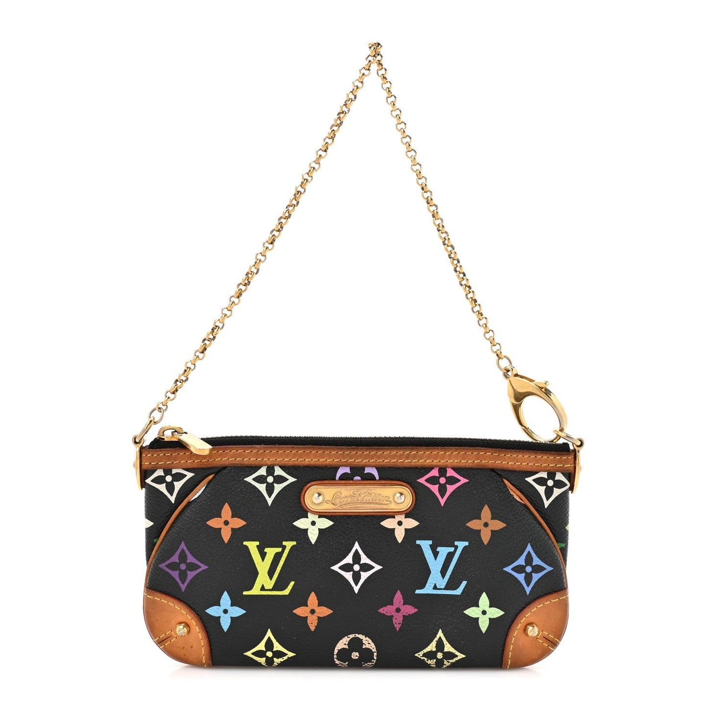 Monogram Multicolor Pochette Milla MM Black