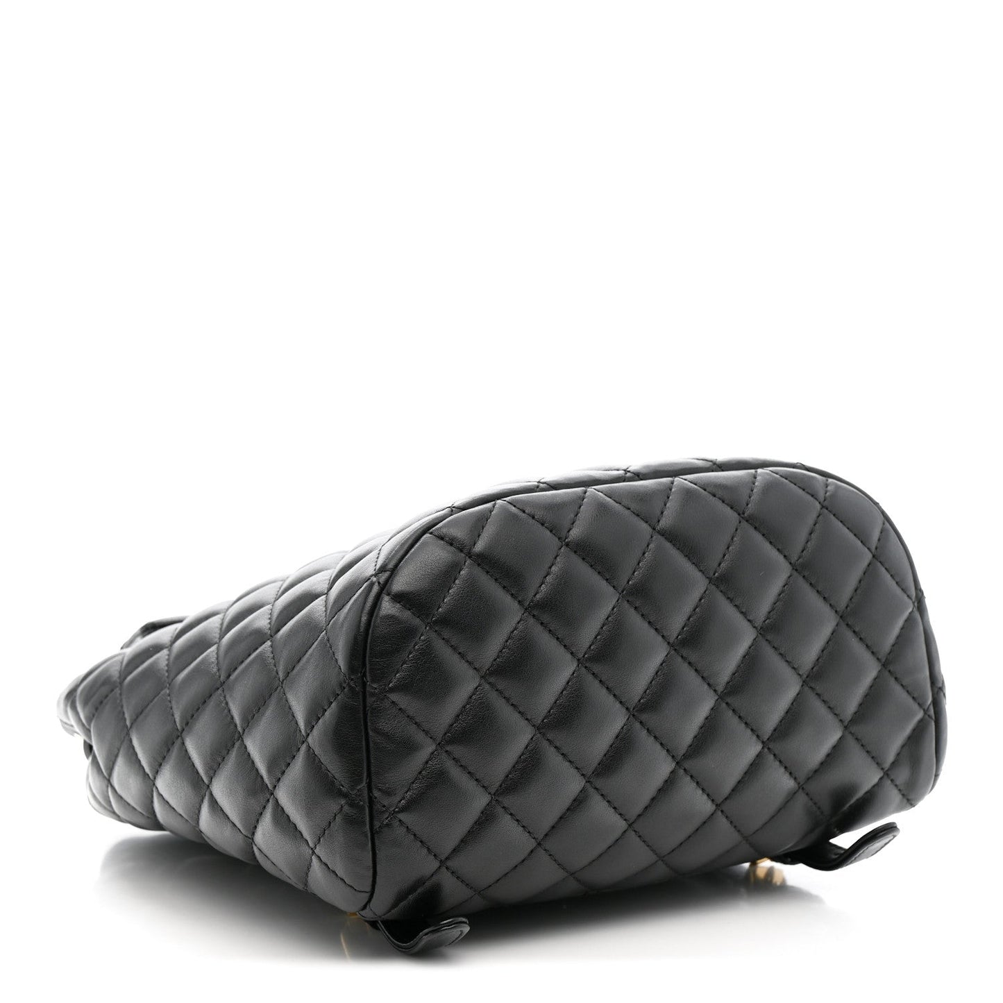 Calfskin Quilted Small Urban Spirit Backpack Black