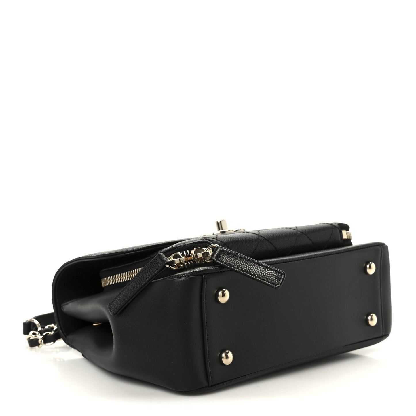 Caviar Quilted Medium Business Affinity Flap Black