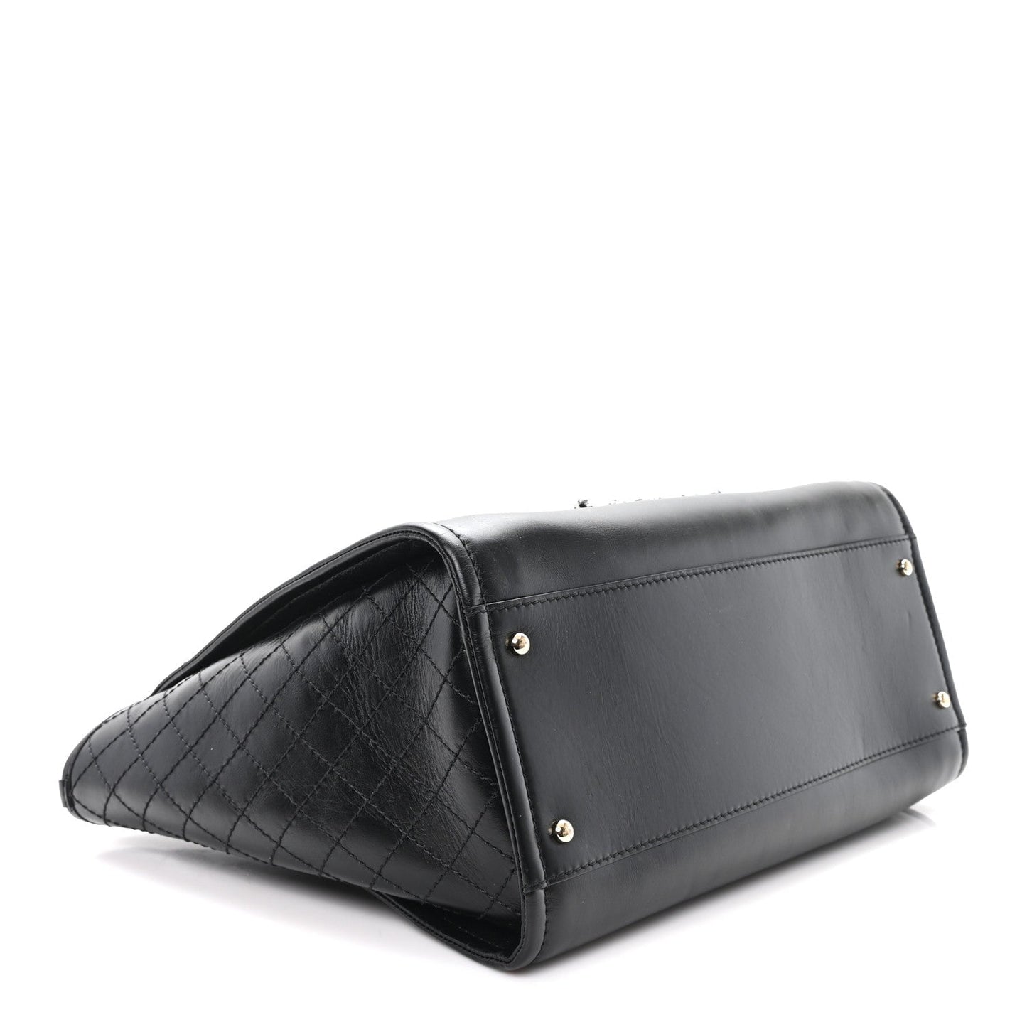 Calfskin Tweed Medium Deauville Tote Black Multicolor