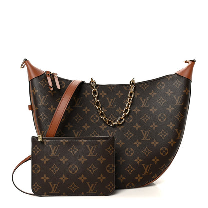 Reverse Monogram Loop Hobo