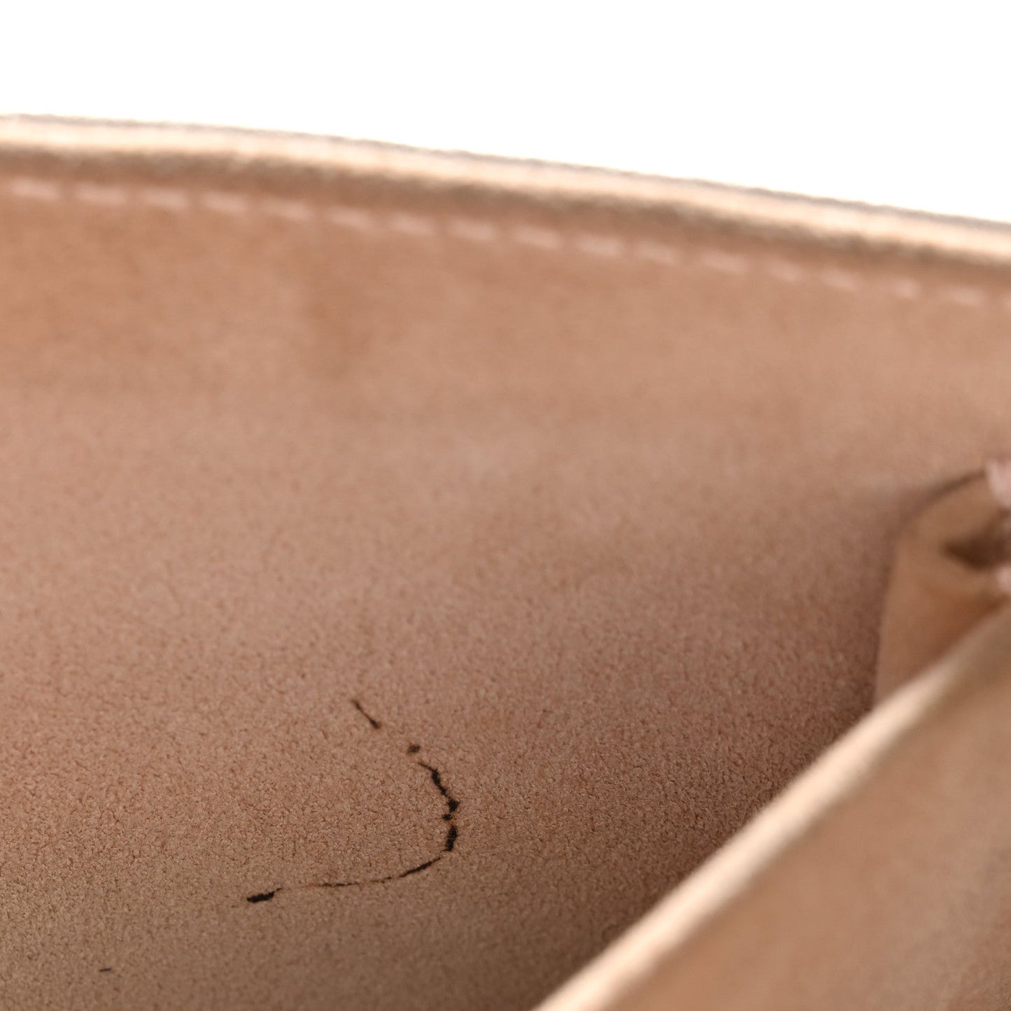 Metallic Grained Calfskin Small Diorama Flap Bag Copper