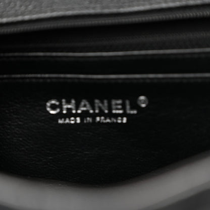 Caviar Quilted Jumbo Single Flap Black