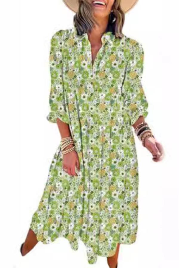 Vestido bohemio fluido