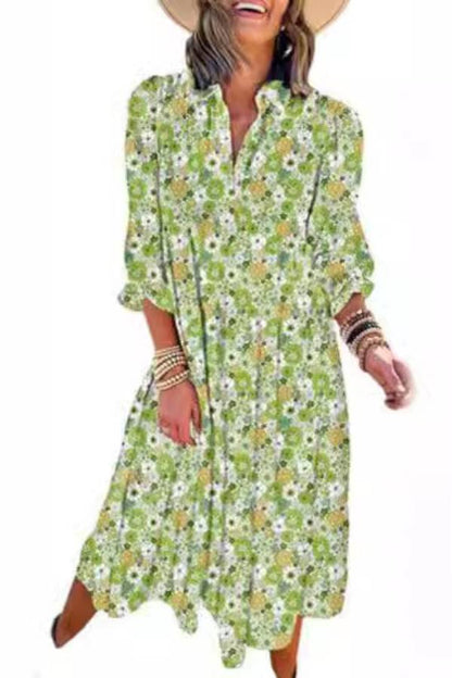 Vestido bohemio fluido