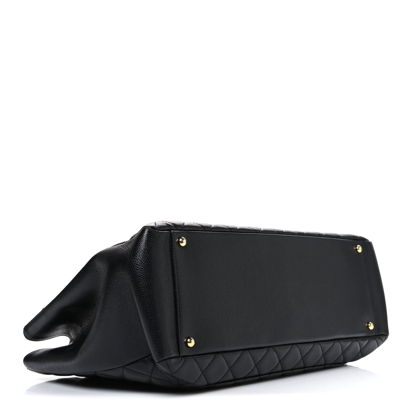 Caviar Quilted XL Grand Shopping Tote GST Black